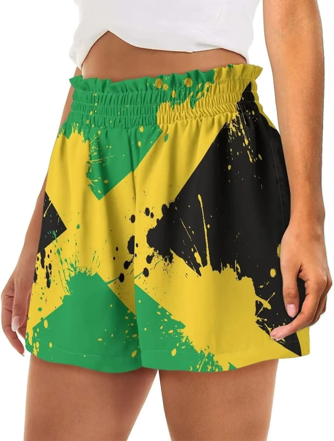 YEXIATODO Soft Comfy Activewear Lounge Shorts with Pockets for Women