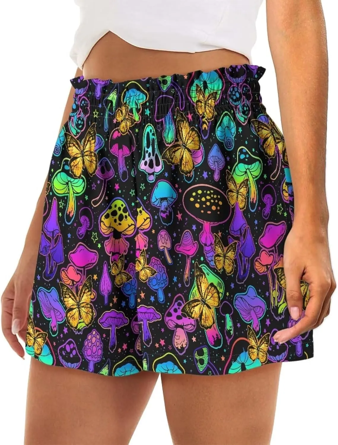 YEXIATODO Soft Comfy Activewear Lounge Shorts with Pockets for Women