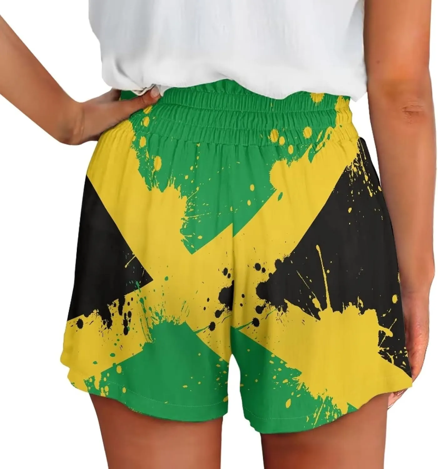 YEXIATODO Soft Comfy Activewear Lounge Shorts with Pockets for Women
