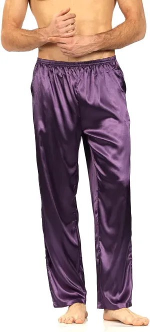YIMANIE Men's Silk Pajama Pant Comfy Soft Lounge Sleep Pants