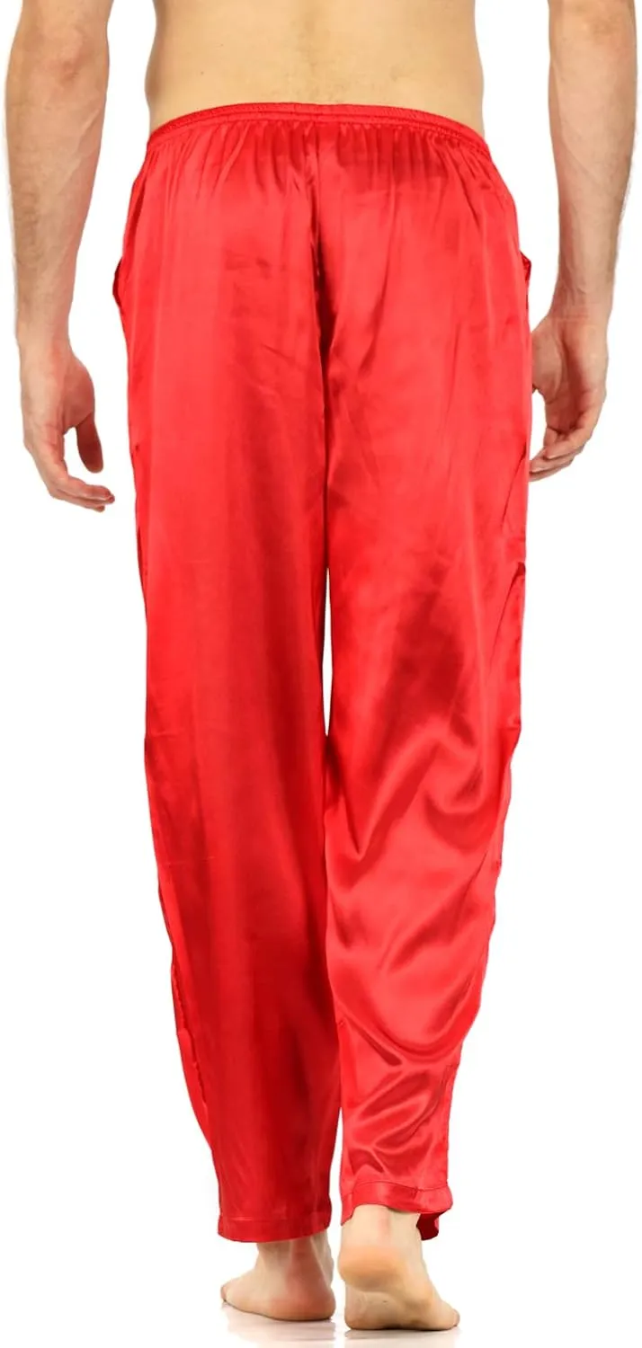 YIMANIE Men's Silk Pajama Pant Comfy Soft Lounge Sleep Pants