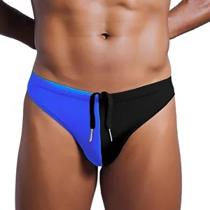 YINYOUYU Mens Swim Briefs Bikini Drawstring Swimwear Beach Board Surf Quick Dry Swimsuits Trunks