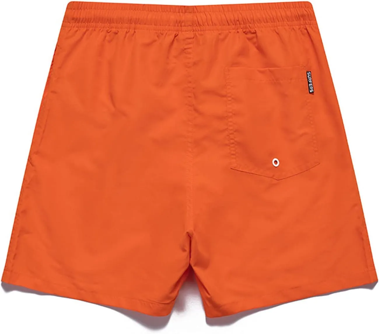 ZEFOTIM Men Swim Shorts Drawstring Quick Dry Solid Color Trunks Fashions Big and Tall Swim Suit with Pockets