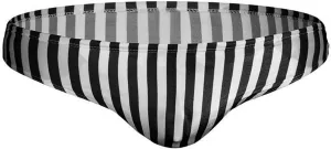 ZEFOTIM Men's Swim Briefs Quick Dry Striped Bikini Beach Big and Tall Swimsuits