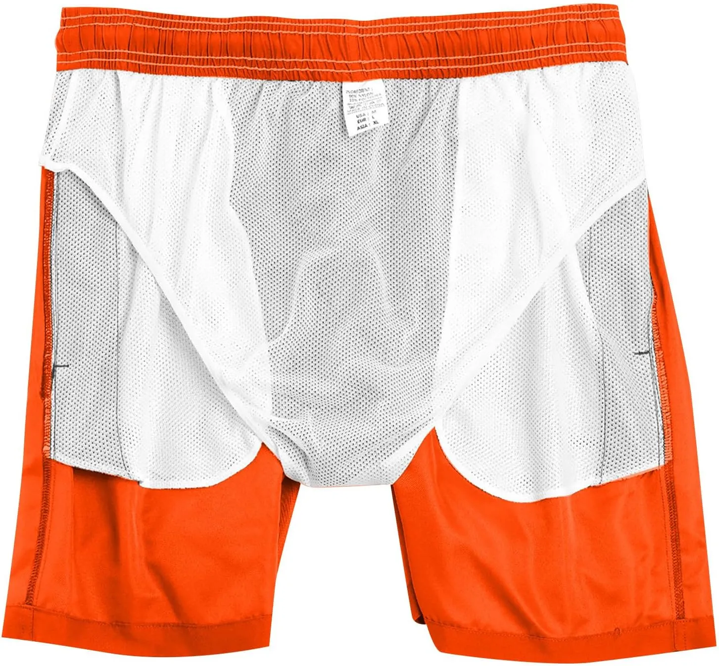 ZEFOTIM Mens Swim Shorts Drawstring Funny Solid Color Trunks Beach Big and Tall Swim Suit with Pockets