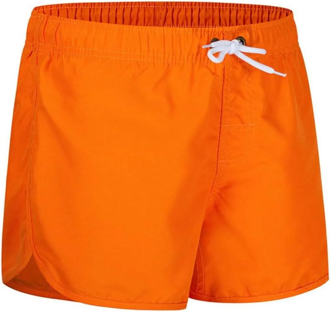 ZEFOTIM Swim Shorts for Men Drawstring Quick Dry Solid Color Trunks Beach Fun Swimwear